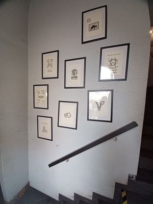 Animal rights related wall at Vega in Wroclaw