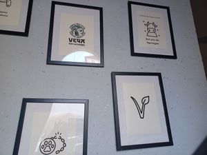 Vegan decor at Vega in Wroclaw