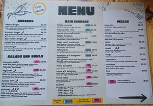 Menu continues at Vega in Wroclaw