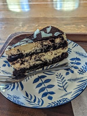 Chocolate tort 🍰 at Vega in Wroclaw