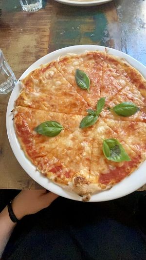 Pizza margaritha  at Vega in Wroclaw