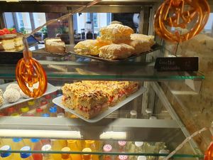 Cake selection at Vega in Wroclaw