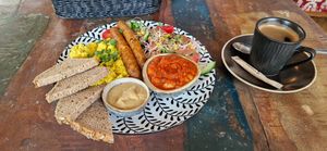 Breakfast at Vega in Wroclaw