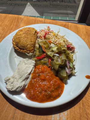 Samosa plate   at Vega in Wroclaw