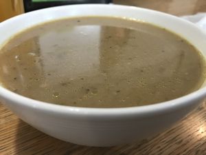 Mushroom soup  at Vega in Wroclaw