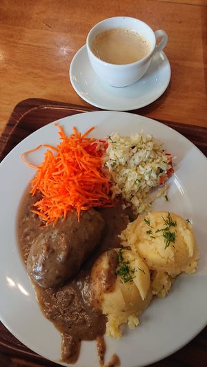 Option 5, 17 zloty. Simple but tasty. And apparently their most popular dish. at Vega in Wroclaw