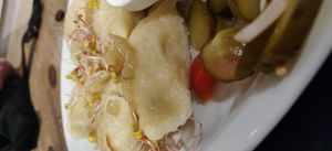 Pierogi - polish dumplings at Vega in Wroclaw