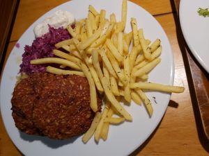 Kotlet buraczany at Vega in Wroclaw