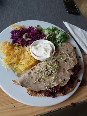 Naleśnik gryczany at Vega in Wroclaw