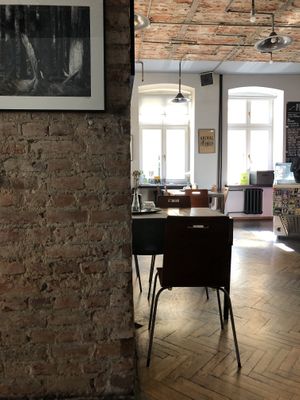 Seating area  at Vega in Wroclaw