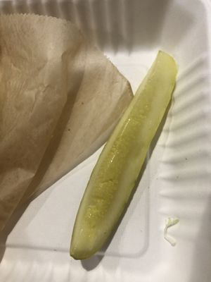 Pickled cucumber   at European Street in Jacksonville