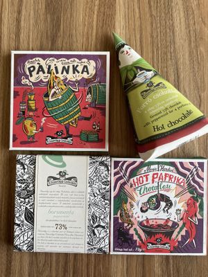 Vegan options  at Rózsavölgyi Csokoládé in Budapest