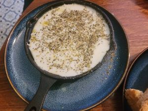 Bakes Whole Feta & Garlic Toast (Main) at Caffi'r Cob in Mold