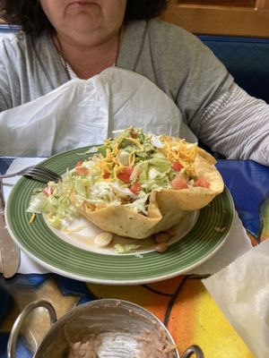Taco saladd  at El Gitano in Burlington