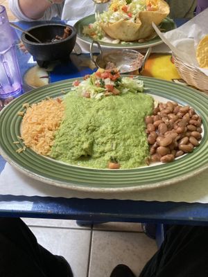 Tofu enchiladas   at El Gitano in Burlington