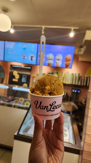 Sweet Potato Marshmallow Pie #Veganuary at Van Leeuwen Ice Cream - Astoria in Queens