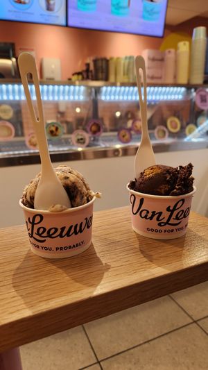 Winter Specials: Walnut Banana Bread and Chocolate Holiday Cake #Veganuary at Van Leeuwen Ice Cream - Astoria in Queens