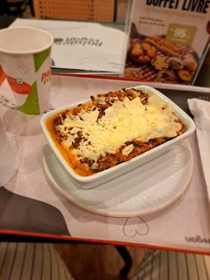 Lasanha bolonhesa da soja texturizada at Paixão Vegan in Rio De Janeiro