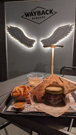 Next Foie Gras Burger Set at Wayback Burger in Tokyo