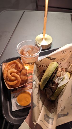 Next Foie Gras Burger (it's topped with a smooth sauce, one of a kind) at Wayback Burger in Tokyo