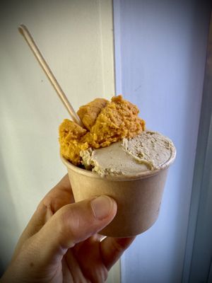 Torta di carote & pistacchio  at Gelati Radicali in Ancona