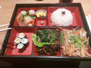 Vegetarian/vegan Bento Box at Tokyo Diner    in London