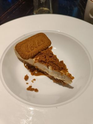 Lotus cake at Romazzino in Nantwich