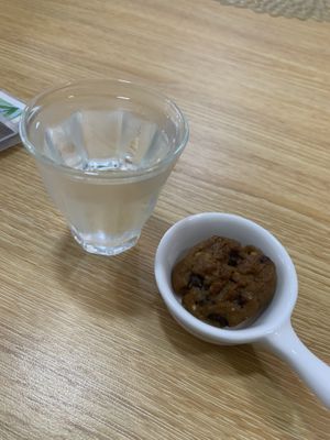 Complimentary cookie! Really nice!  at Red Tomato in Phuket