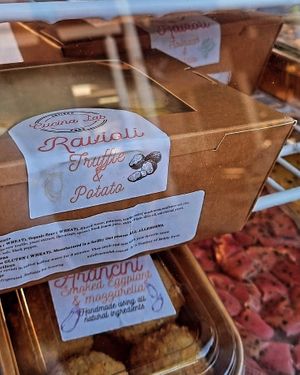 Ravioli truffle  at Cucina Lab in Middle Swan