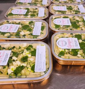 Zucchini pesto lasagne at Cucina Lab in Middle Swan