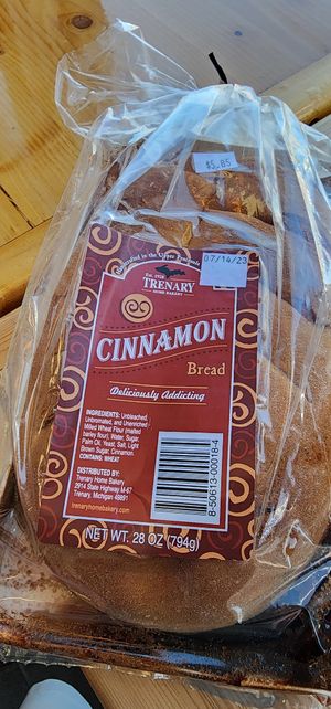 Cinnamon bread at Trenary Toast Cafe in Marquette