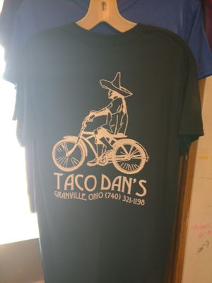 love the shirts at Taco Dan's in Granville