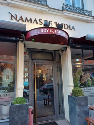 Entry at Namaste India in Luebeck