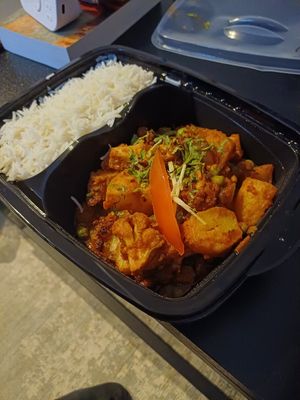 Aloo Gobi Matar at Namaste India in Luebeck