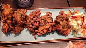 Pakoras at Namaste India in Luebeck