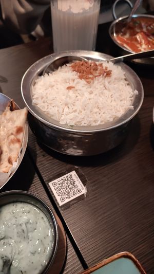 Rice at Namaste India in Luebeck