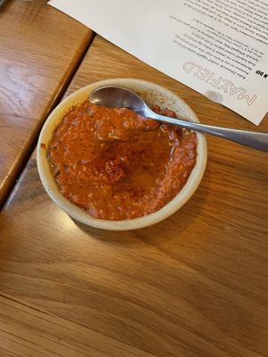 Muhammara   at Mayfield  in San Juan Capistrano