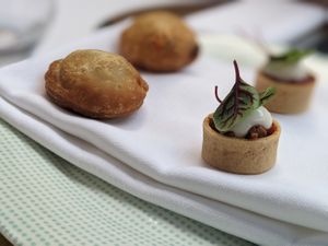 Summer Barbajuan and BLT Tartlet at Studio Gauthier in London