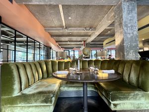 Interior booths for bigger groups   at Studio Gauthier in London