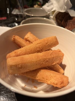 Chickpea chips  at Studio Gauthier in London