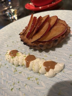 Plum tart  at Studio Gauthier in London