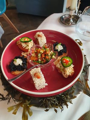 Vegan caviar #Veganuary at Studio Gauthier in London
