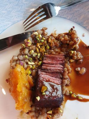 Vegan 3D meat #Veganuary at Studio Gauthier in London