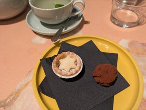 Christmas menu final dessert at Studio Gauthier in London