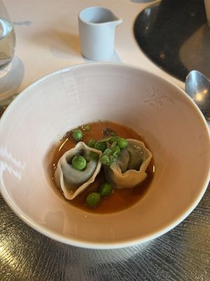 Tortellini in Spring Brodo  at Studio Gauthier in London