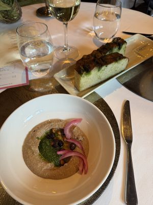 Bread: Wild Garlic Focaccia  at Studio Gauthier in London