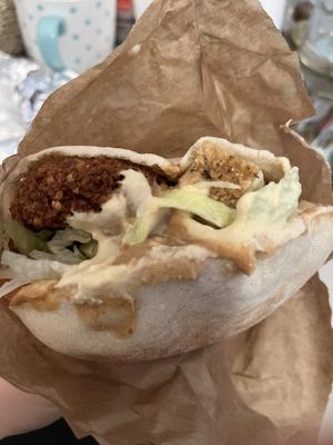 Tofu und falafel Sandwich at Savanna Imbiss  in Berlin