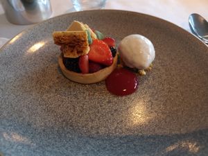 Honeycomb tartlet at Lemon Tree in Donegal