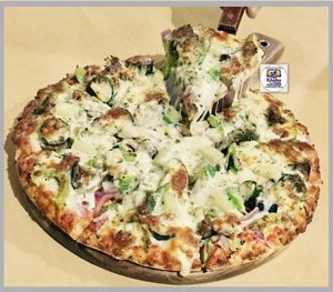 Super Gourmet Pizza  at Khalsa Foods in Seven Hills
