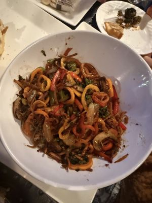 Stir fry  at Lighthouse Grill in Lake George